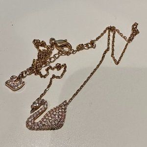 Swarovski Swan Pendant Necklace